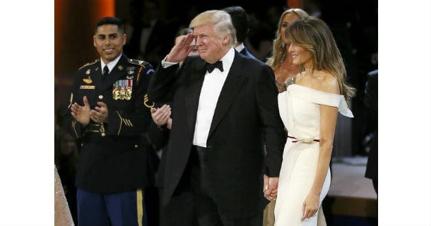 Bailan los Trump ‘A mi manera’ en gala presidencial