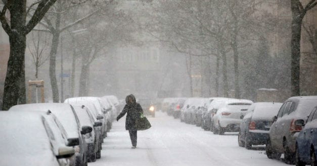 Alerta en Alemania por tormenta invernal Egon