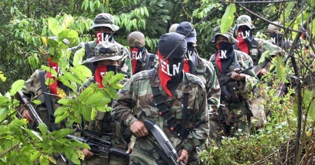 Colombia: Capturan 12 miembros del Ejército de Liberación Nacional