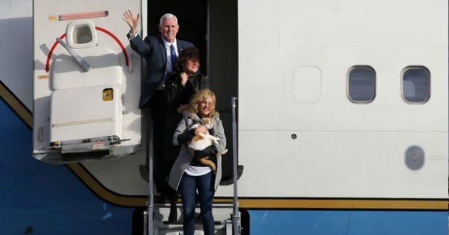 Mike Pence llega a Washington