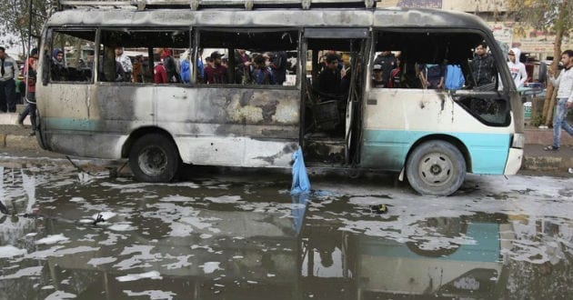 Suben a 36 los muertos por ataque suicida en mercado de Bagdad