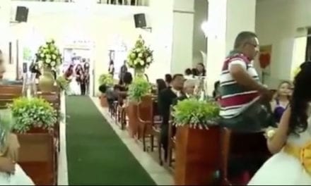 Video: Hombre dispara durante una boda en Brasil para vengar a su hijo