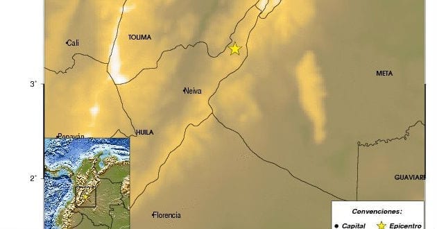 Fuerte sismo de 5.7 sacude a gran parte de Colombia