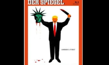 Furor por portada de revista donde Trump decapita a la Estatua de la Libertad