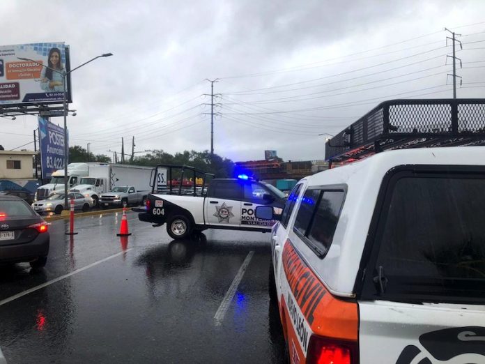 Continúa cerrada autopista Monterrey-Nuevo Laredo tras lluvias