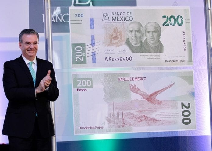 Hoy entra en circulación nuevo billete de 200 pesos