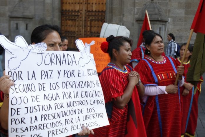 Nación triqui exige mesa de diálogo por desplazados