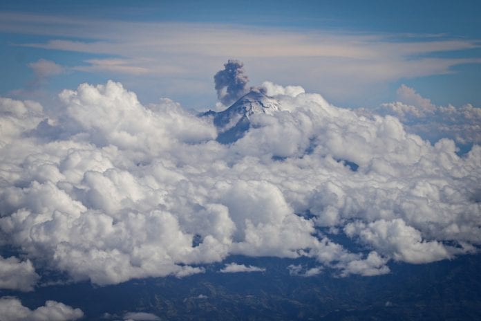 Volcán Popocatépetl emite 165 exhalaciones en las últimas 24 horas
