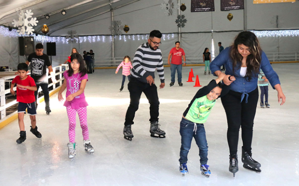 ESTE MARTES SE INAUGURA LA PISTA DE HIELO DE FUNDADORES