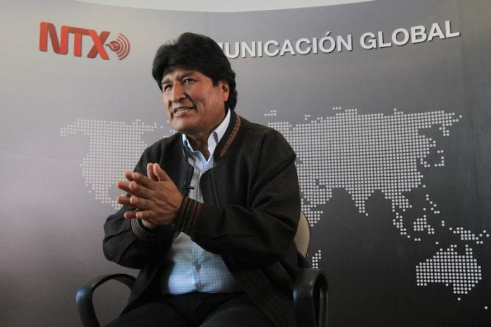 Morales agradece solicitud de cláusula democrática en Mercosur