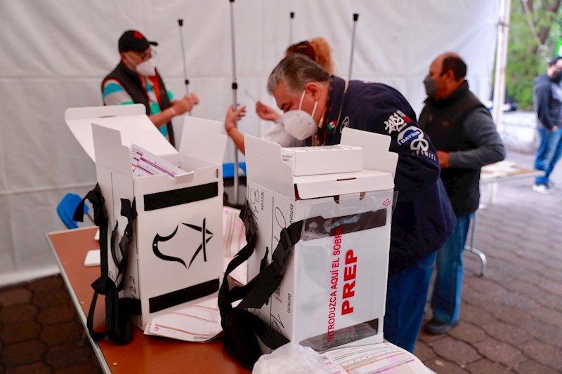 Instituto Electoral de México concluye cómputo de actas con votación