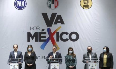 Coalición opositora “Va por México” se suspende por propuesta militar del PRI