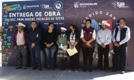 Municipio de San Juan del Río entrega apoyos para escuelas de El…