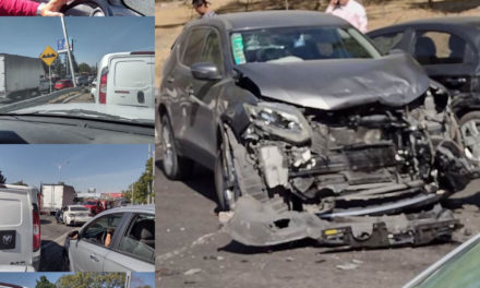 Camión causa accidente múltiple en Bernardo Quintana