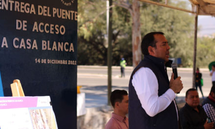 Roberto Cabrera entrega obra de puente a Casa Blanca, en San Juan…