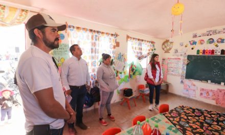 Apoya DIF municipal a jardín de niños en Perales, San Juan del Rí…