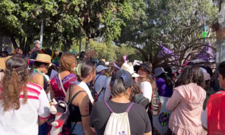 Comienzo de la marcha 8M 2023 en el Municipio de Querétaro