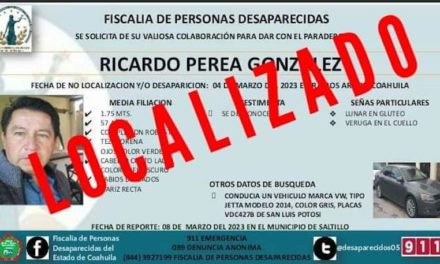Empresario de Querétaro desaparecido en Coahuila, localizado muer…