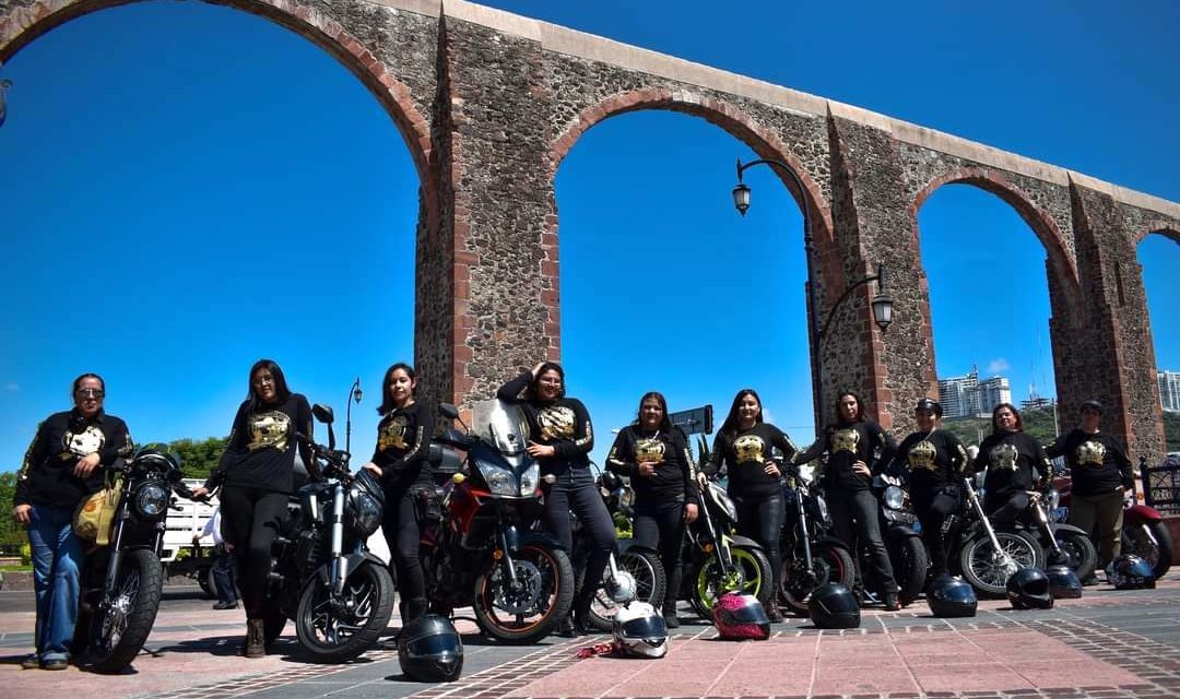 Gran concentración de Mujeres Bikers en Querétaro