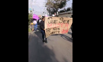 Por feminicidio en Felipe Carrillo Puerto, mujeres y vecinas realizan marcha para exigir justicia