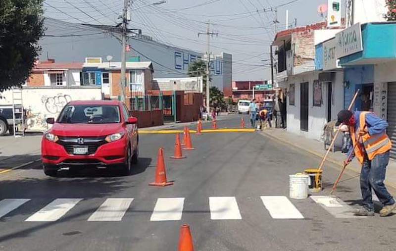Realizan obras para mejorar movilidad en San Juan del Río