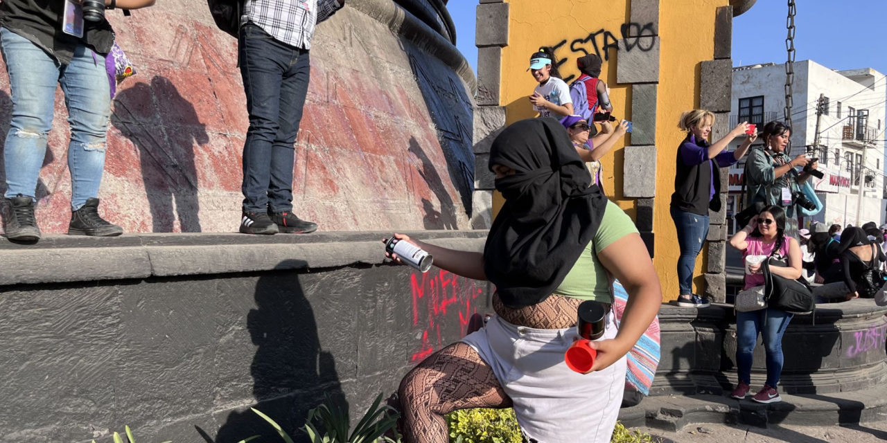 Más de 15 mil mujeres salieron a las calles este 8M en Querétaro