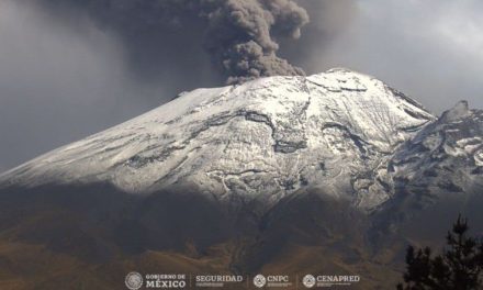 Anuncia CENAPRED seis sismos del Popocatépetl