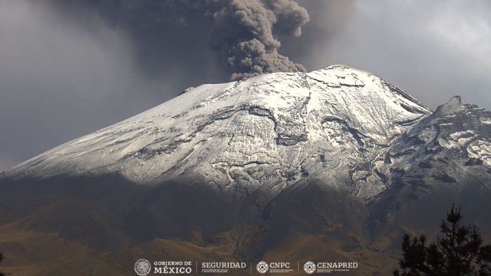 Anuncia CENAPRED seis sismos del Popocatépetl