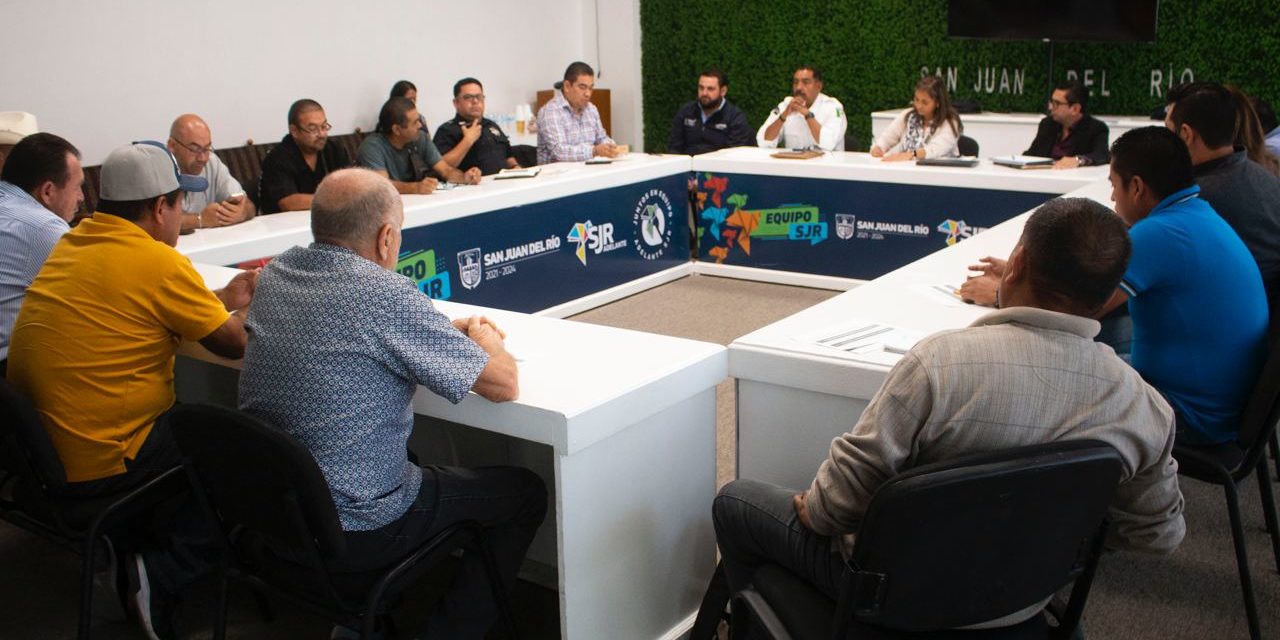 San Juan del Río planifica estrategia de transporte para feria 20…