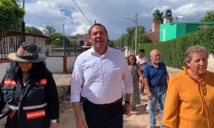 Supervisa Cabrera Valencia avance de obra en comunidad San Javier