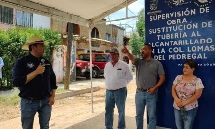 Verifica Roberto Cabrera avances de infraestructura de saneamient…