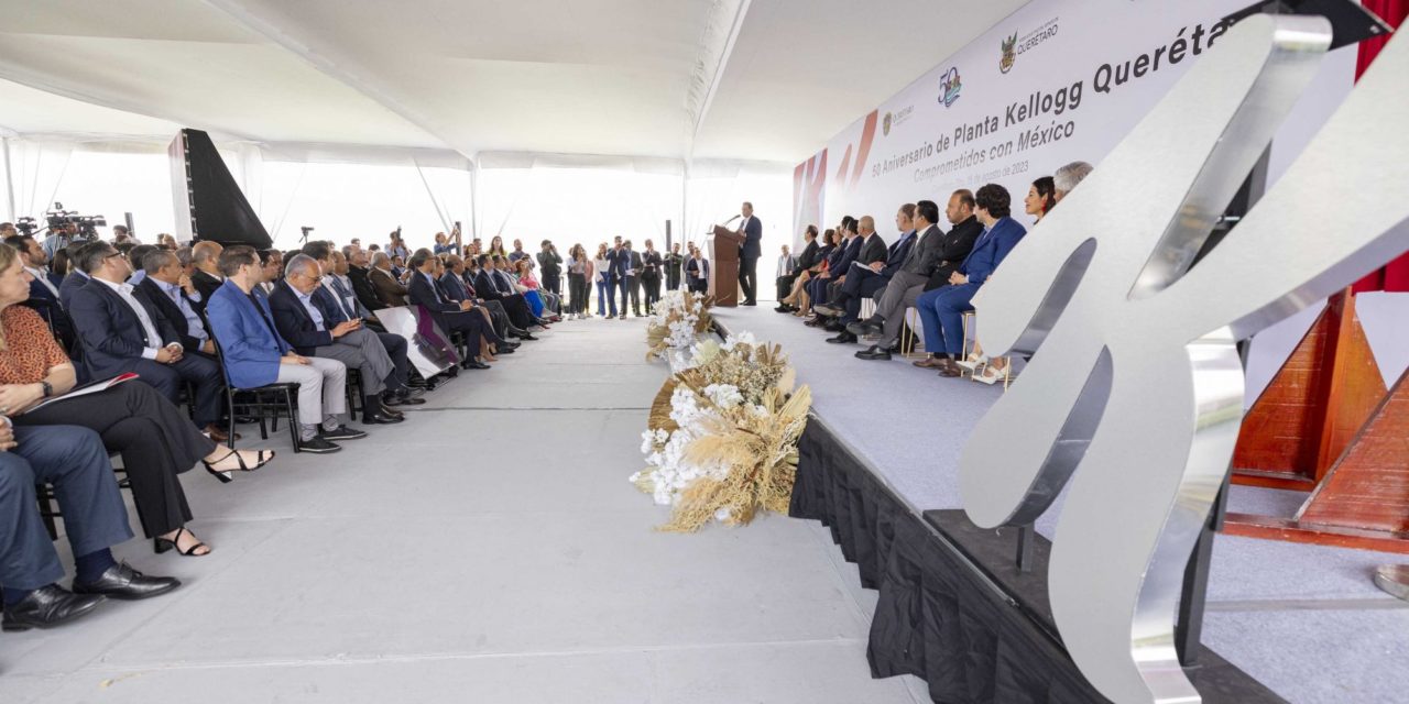 Gobernador de Querétaro celebra legado de Kellogg Company en 50 a…