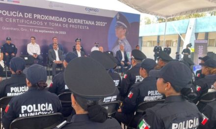 Policía Queretana integra a 34 nuevos elementos certificados