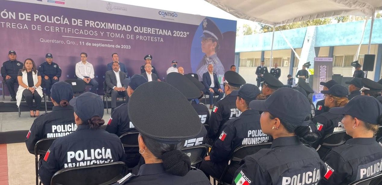 Policía Queretana integra a 34 nuevos elementos certificados