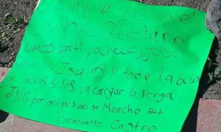 Advertencia del crimen podría desestabilizar la paz en Querétaro