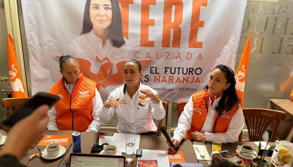 Tere Calzada busca alcaldía de Querétaro con Movimiento Ciudadano