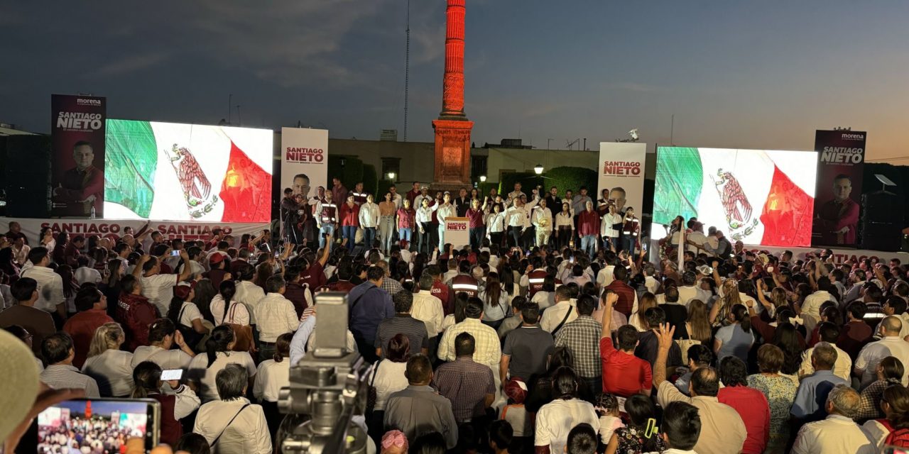 Nieto y Robles encabezan arranque de campaña en San Juan del Río