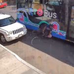 Ciclista arrollado por transporte Qrobus en Querétaro