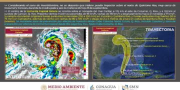  ‘Helene’ podría intensificarse a huracán categoría 1: SMN