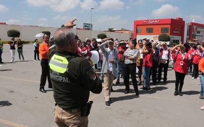 Casi cien mil potosinos participaron en simulacros de prevención en SLP